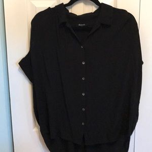 Madewell black shirt- worn once-XL